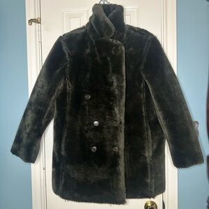 NWT J. Crew Luxurious Faux Fur Coat Size Small